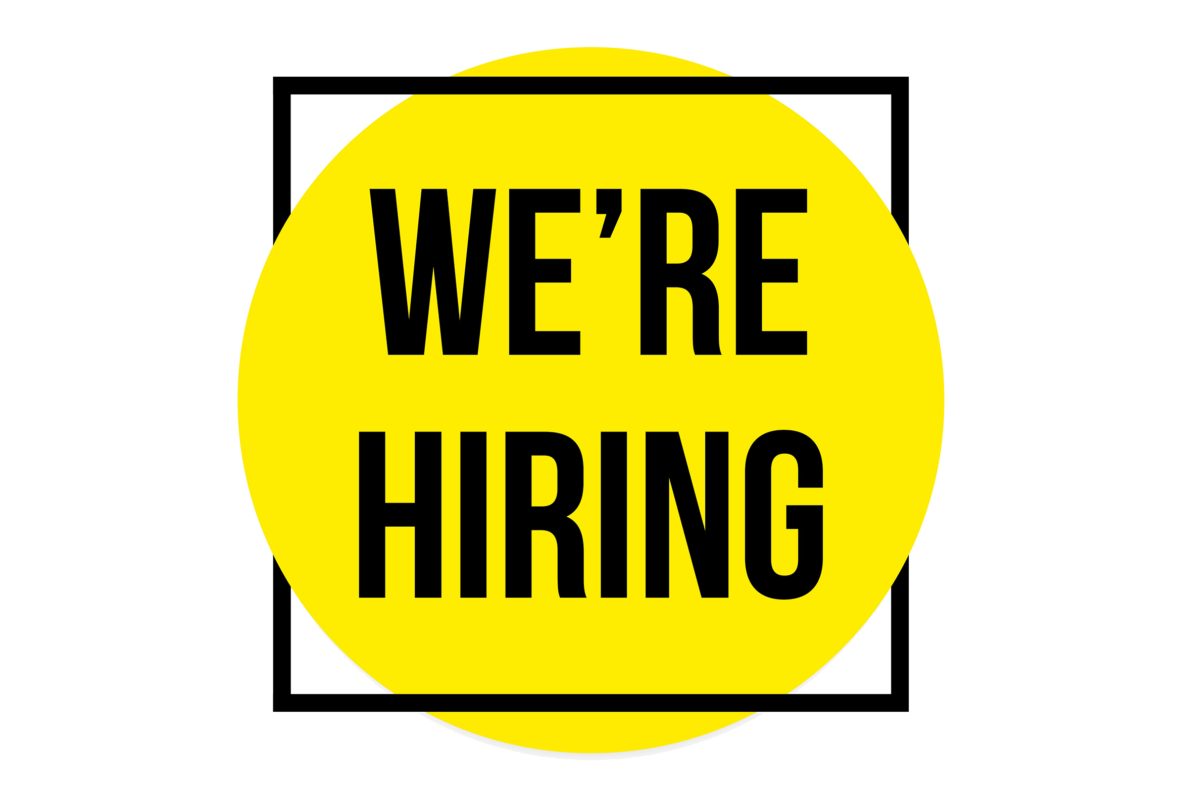 We're Hiring